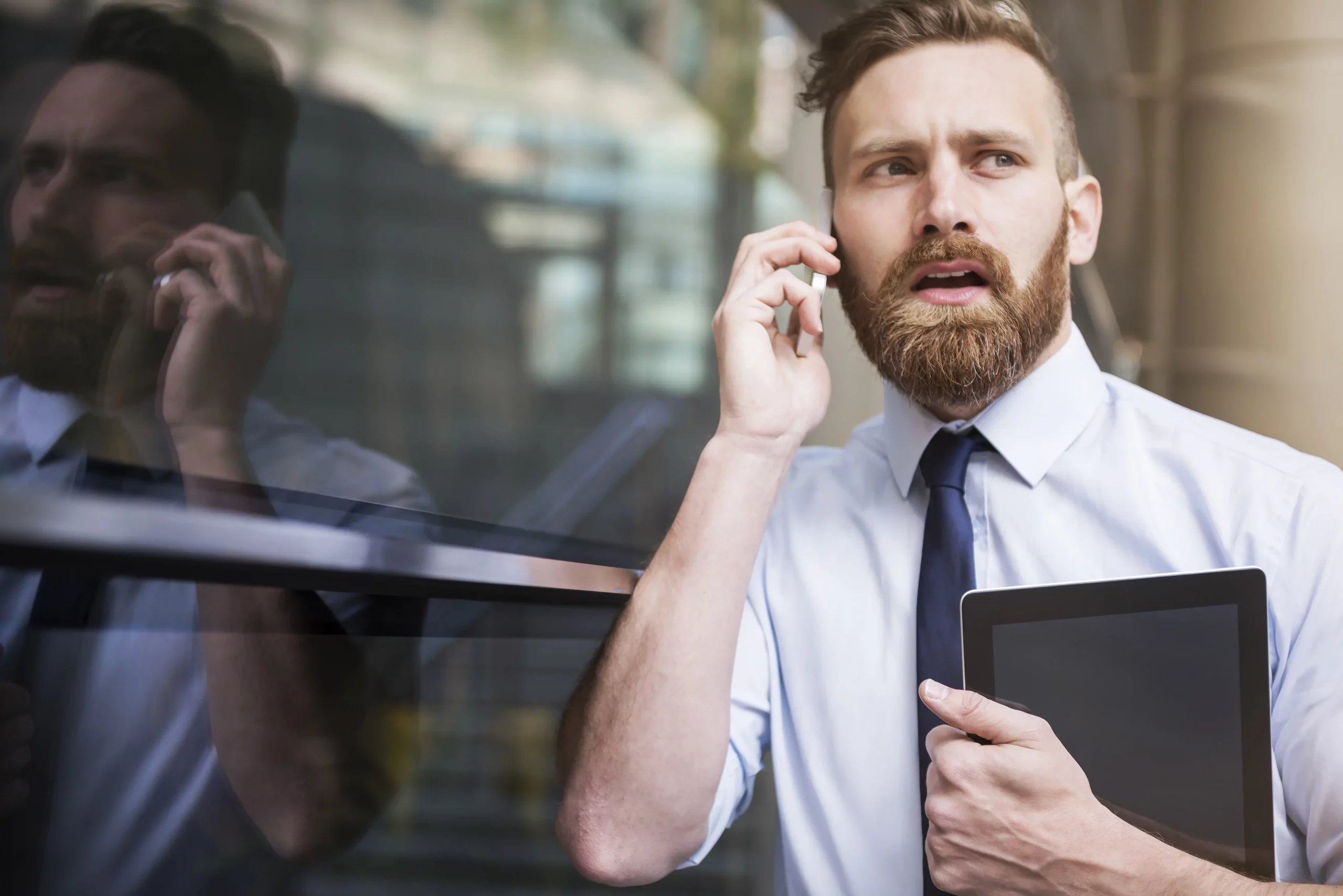 a man on a call to emberscale asking what are examples of gross misconduct at work